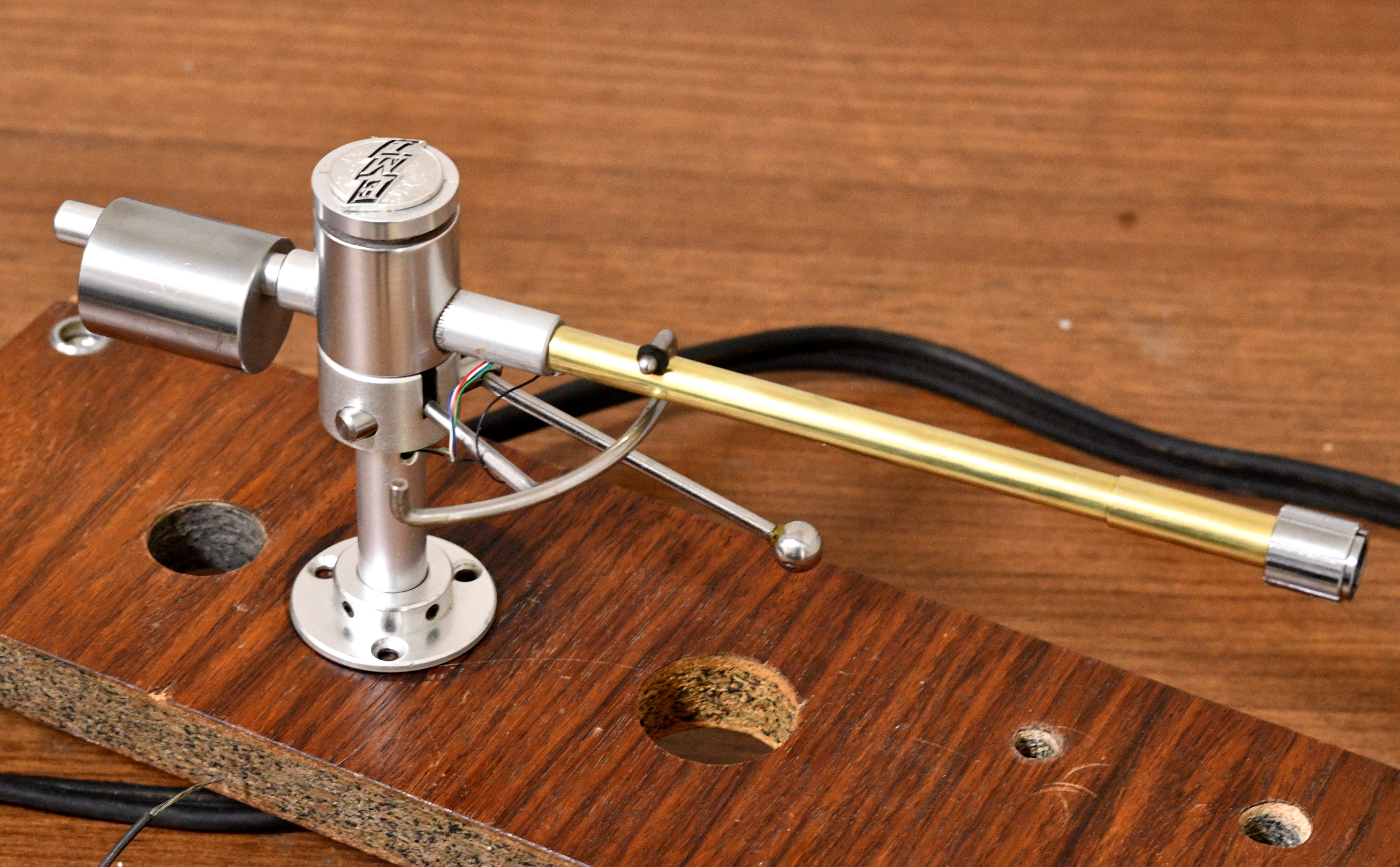 [ OTOMON LAB overhaul ] EMI pure straight zero offset tonearm one pivot oil damp