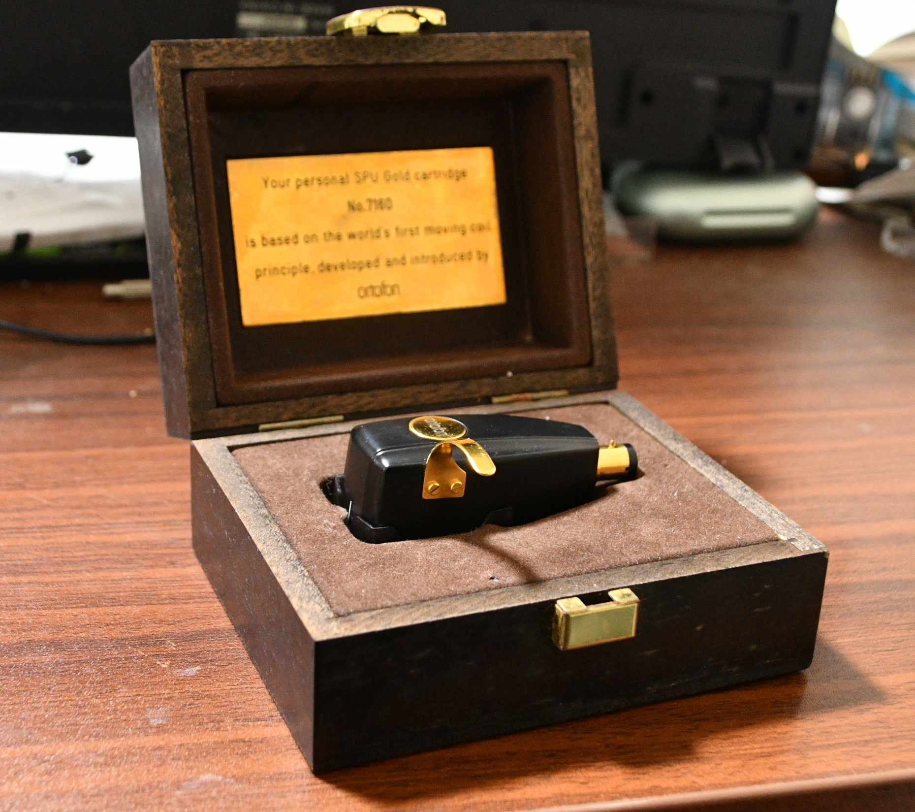 Ortofon SPU-G Gold Limited Pure silver wire boron cantilever nude diamond tip