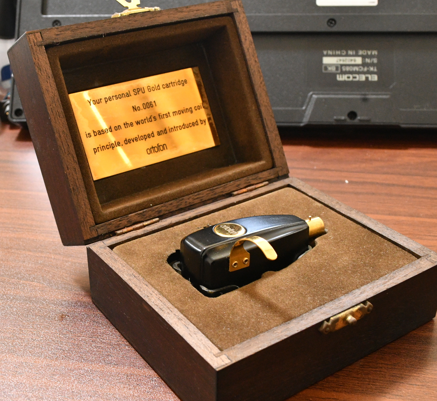 Ortofon SPU-G Gold Limited Pure silver wire MC cartridge #0061 * VG+