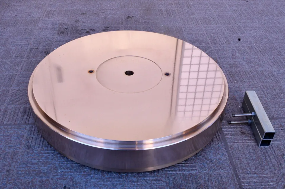 Original Micro seiki turntable gunmetal flatter for DIYer RX, BL serial