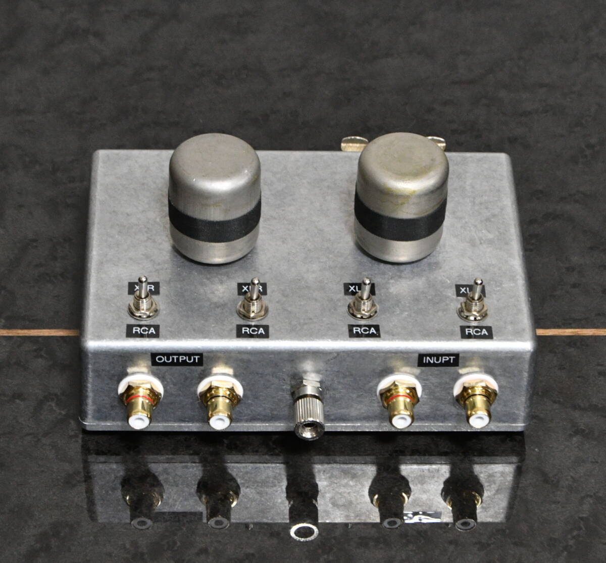 Haufe/TESLA input transformer 10K:10K XLR <> RCA CD/Line transformer