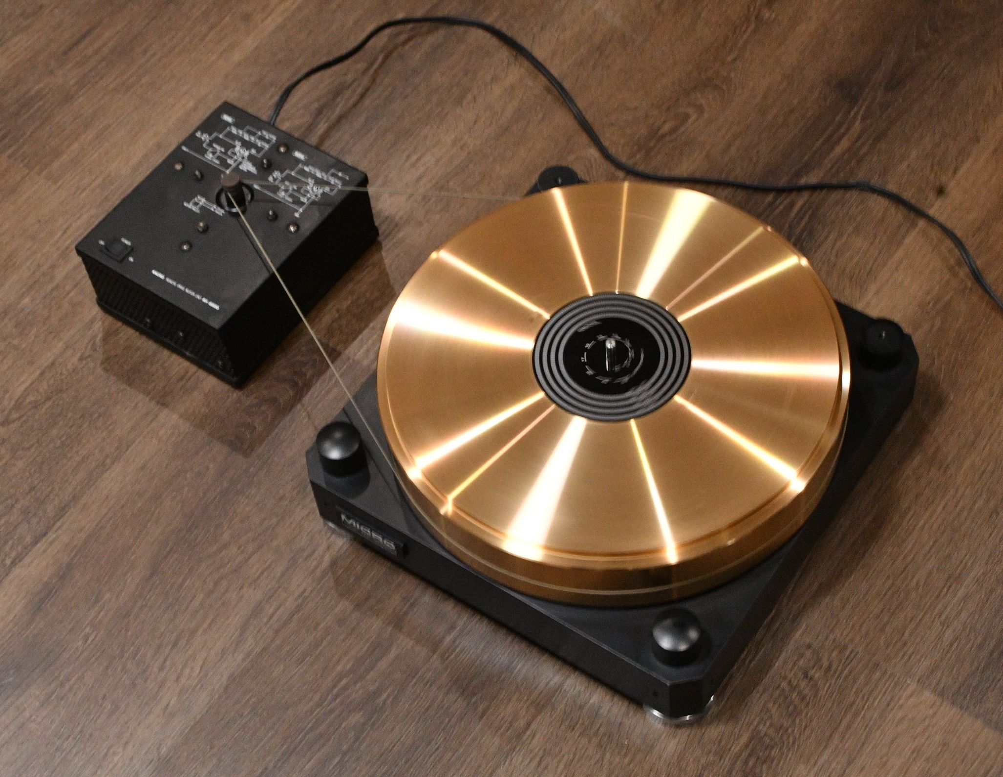 Micro seiki RX-5000, RY-3300D turntable with gun metal flatter use for 4 tonearm