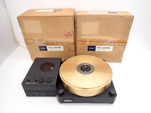 Micro seiki RX-5000, RY-5500D turntable with gun metal flatter use for 4 tonearm