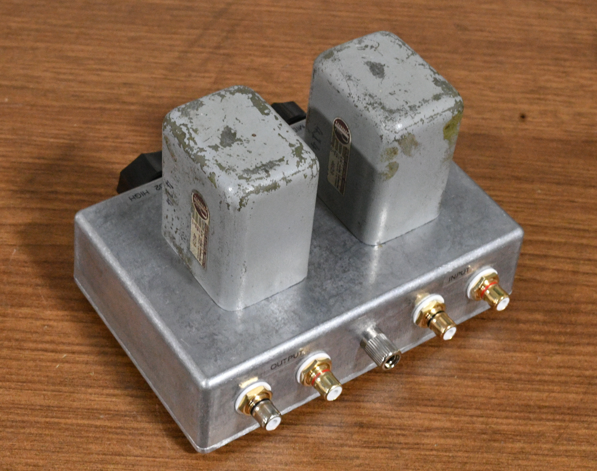 Early Peerless 4629 input transformer, MC step up transformer with 50s year Western Electric wire