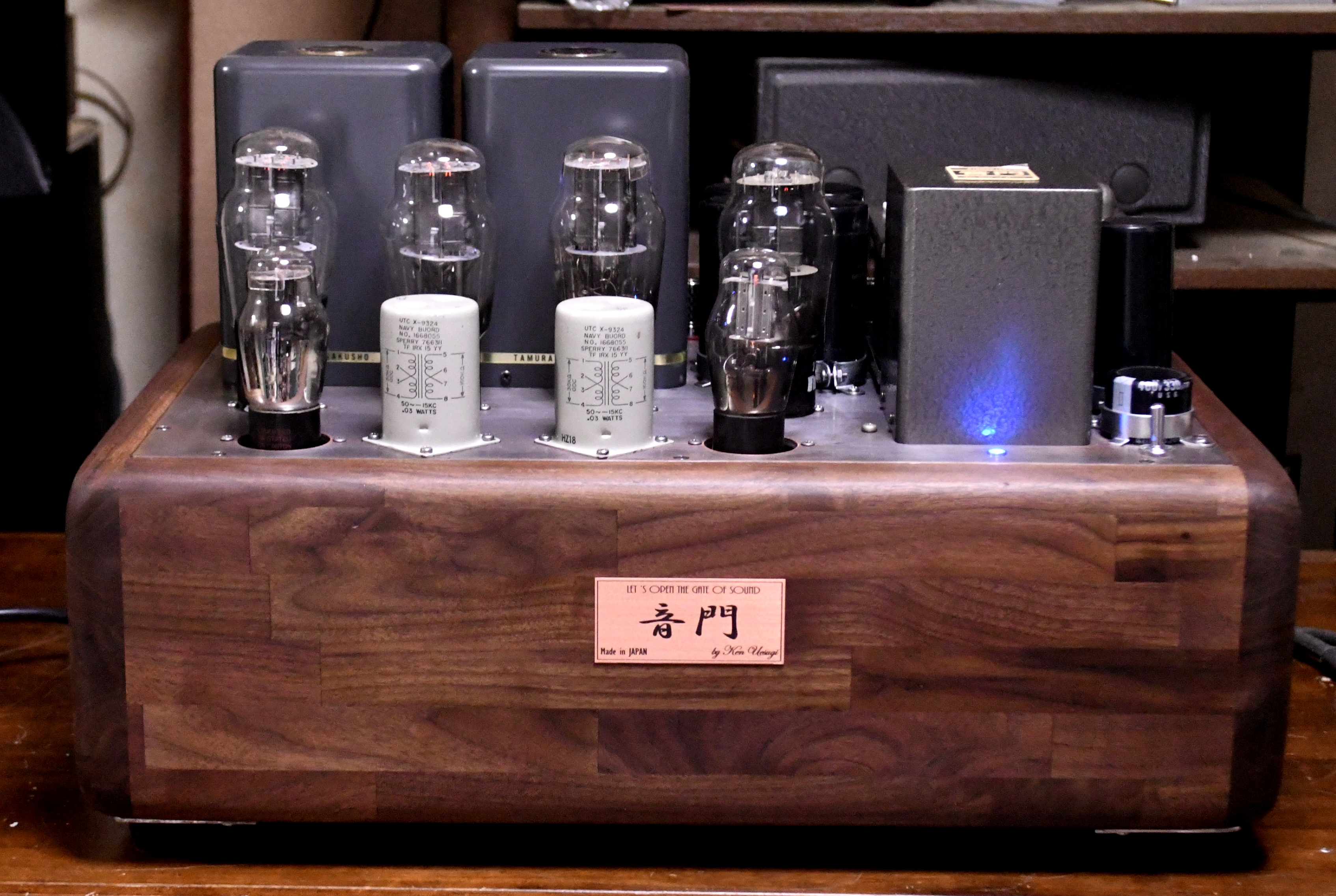 OTOMON LAB 76 drive 2A3 PP tube amplifier Tamura transformer * output 15W Zero NFB