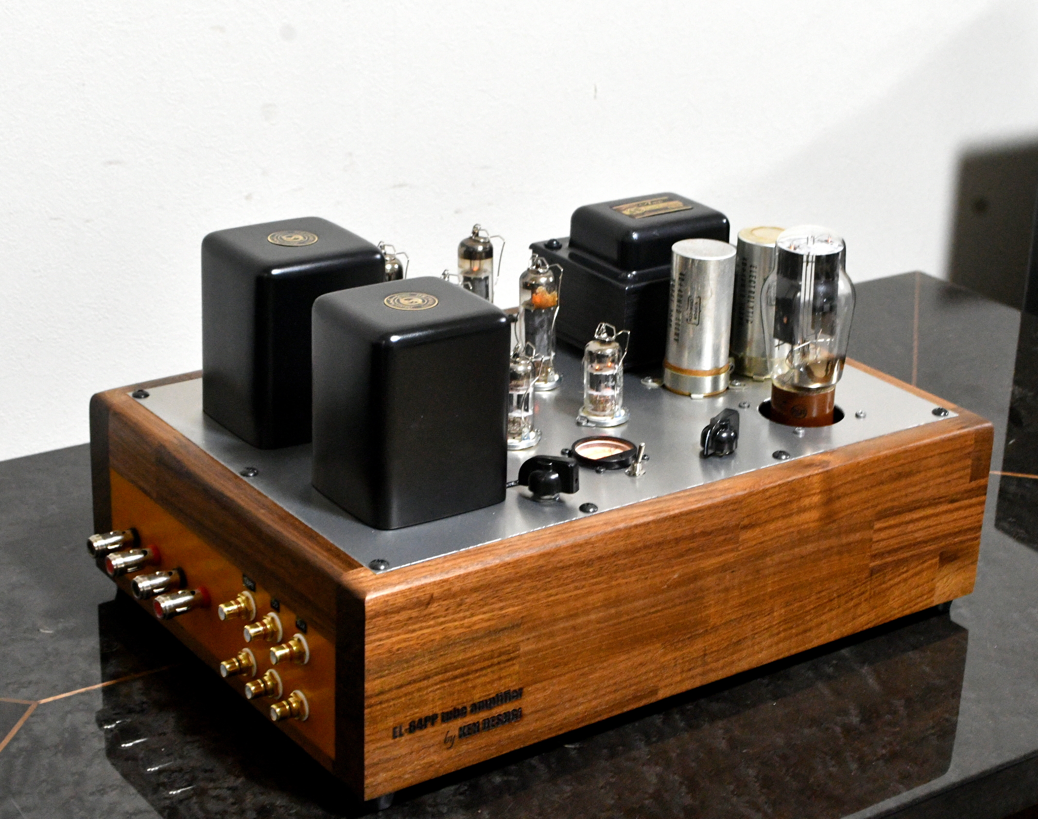 OTOMON LAB EL-84PP intergrated tube amplifier stereo version, max 13W, SANSUI transformers