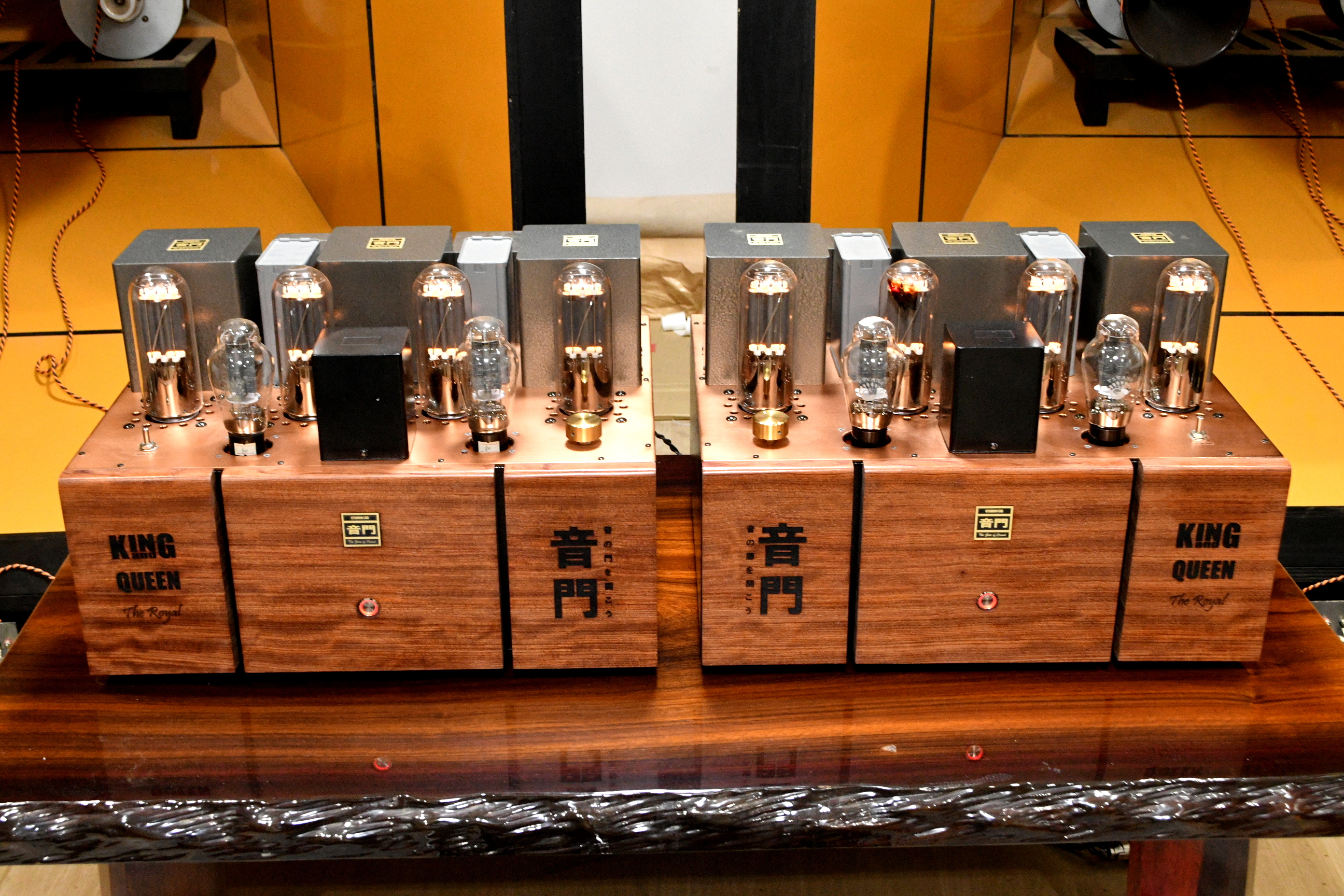 【OTOMON LAB】 King & Queen The Royal * 300B drive 211 Para PP amplifier class A 160W @ 8ohm Zero NFB (O.U.D.D.C)