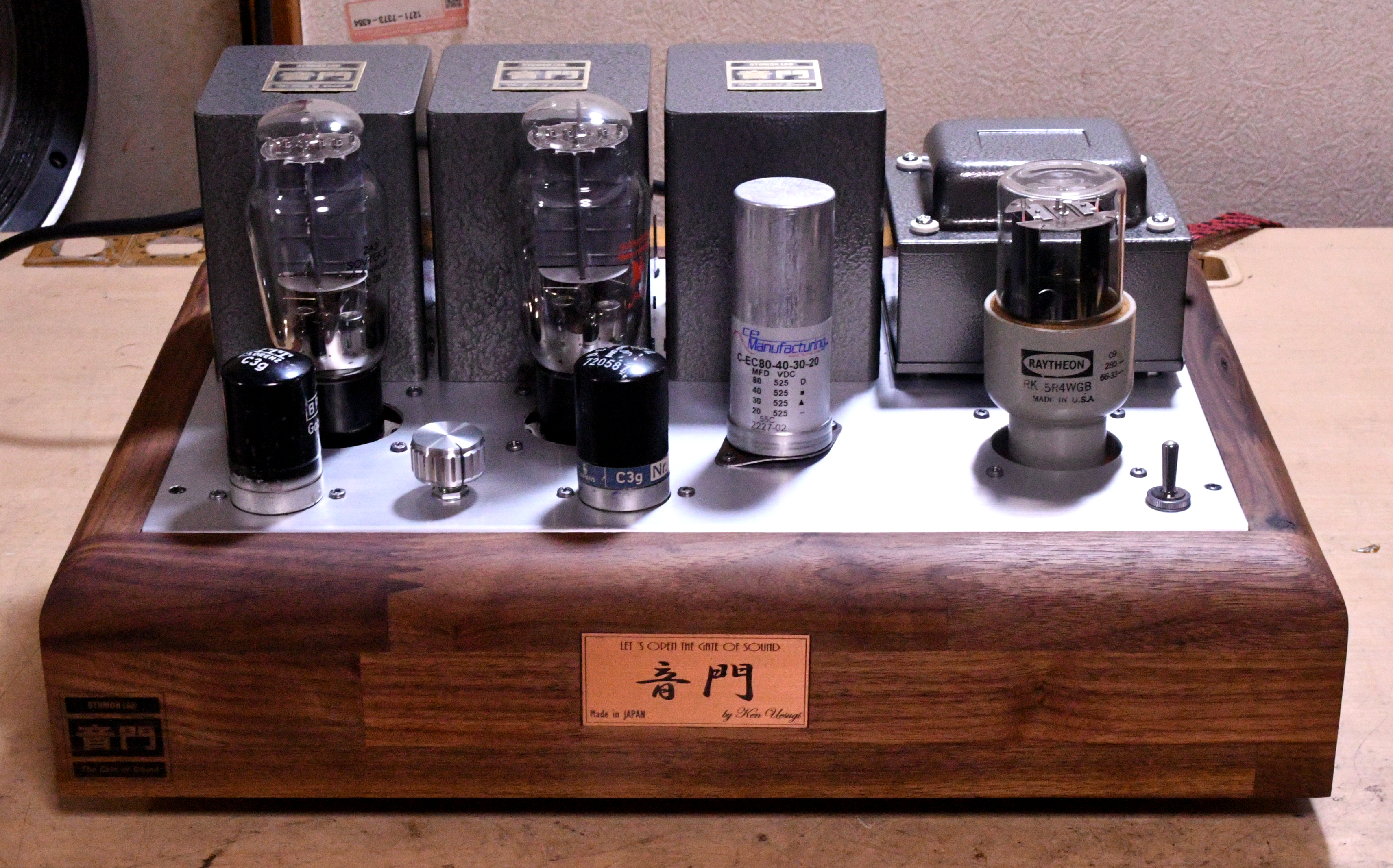 C3g / 2A3  SE tube amplifier with output 4W