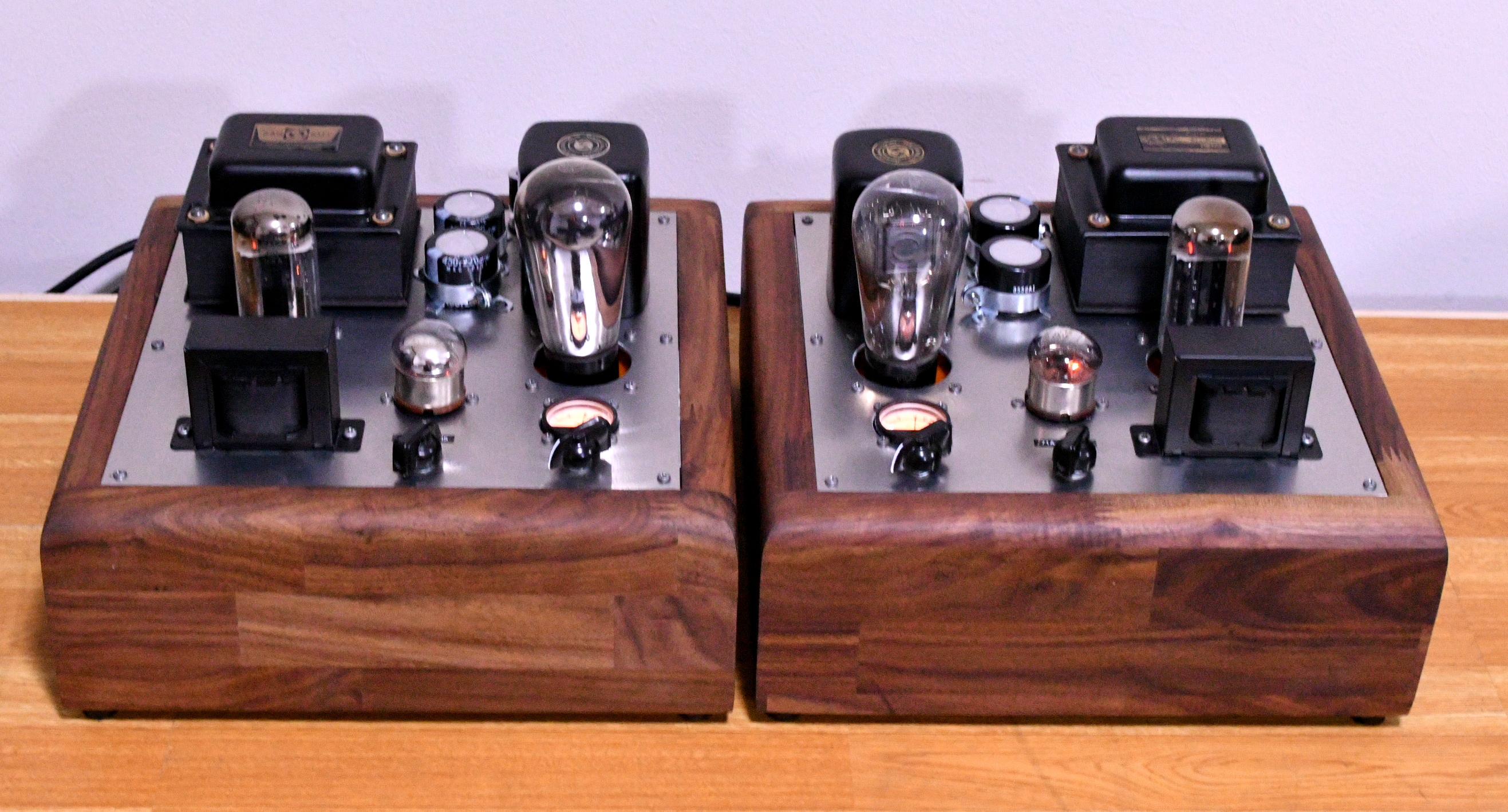 717A drive 2A3/45/71A compatible SE tube amp monoblock with vintage SANSUI transformers