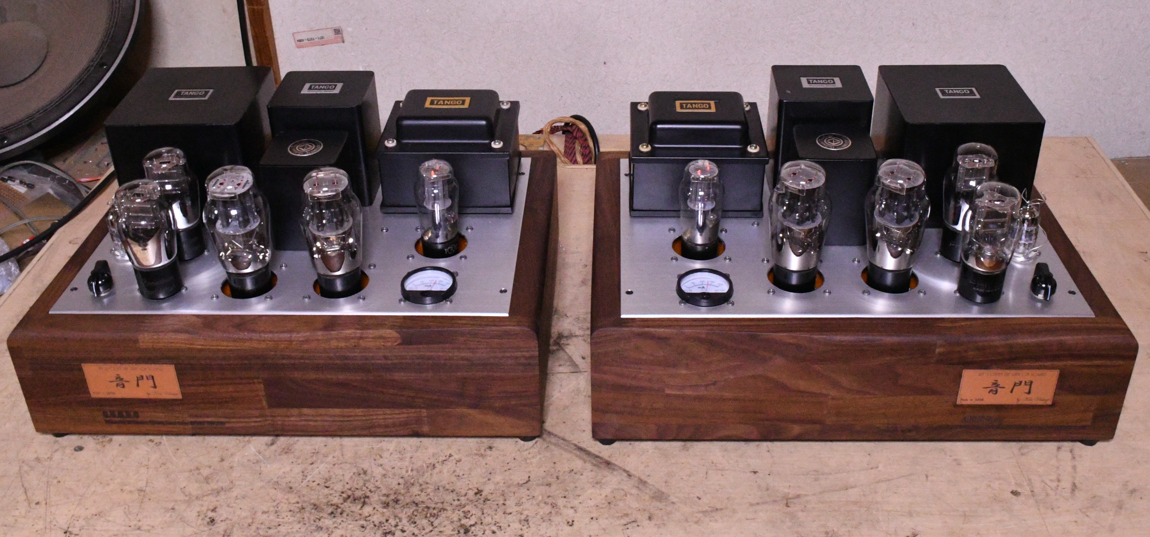 [Prototype] OTOMON LAB 71A drive 45/2A3 PP tube amplifier 20W power monoblockx2 Zero NFB (O.U.D.D.C)