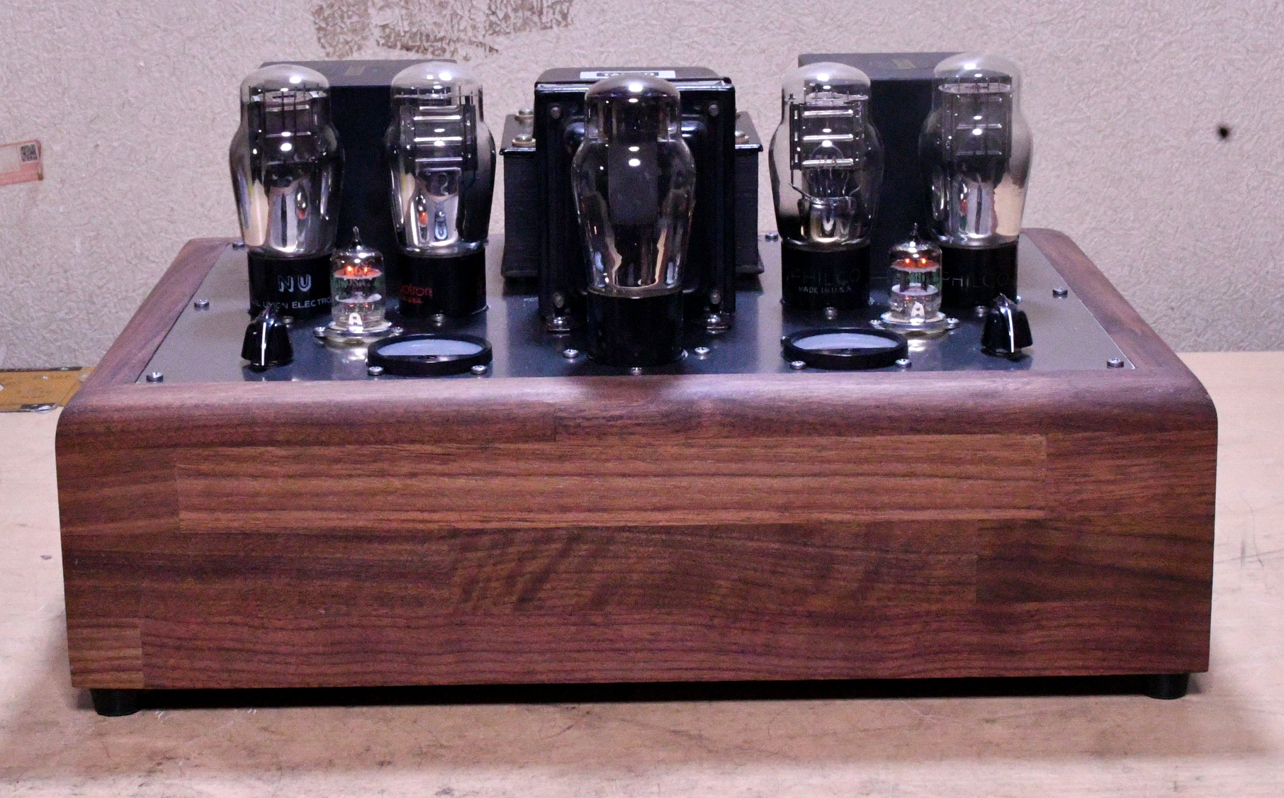 396A drive 71APP tube amp stereo with vintage Tango transformers