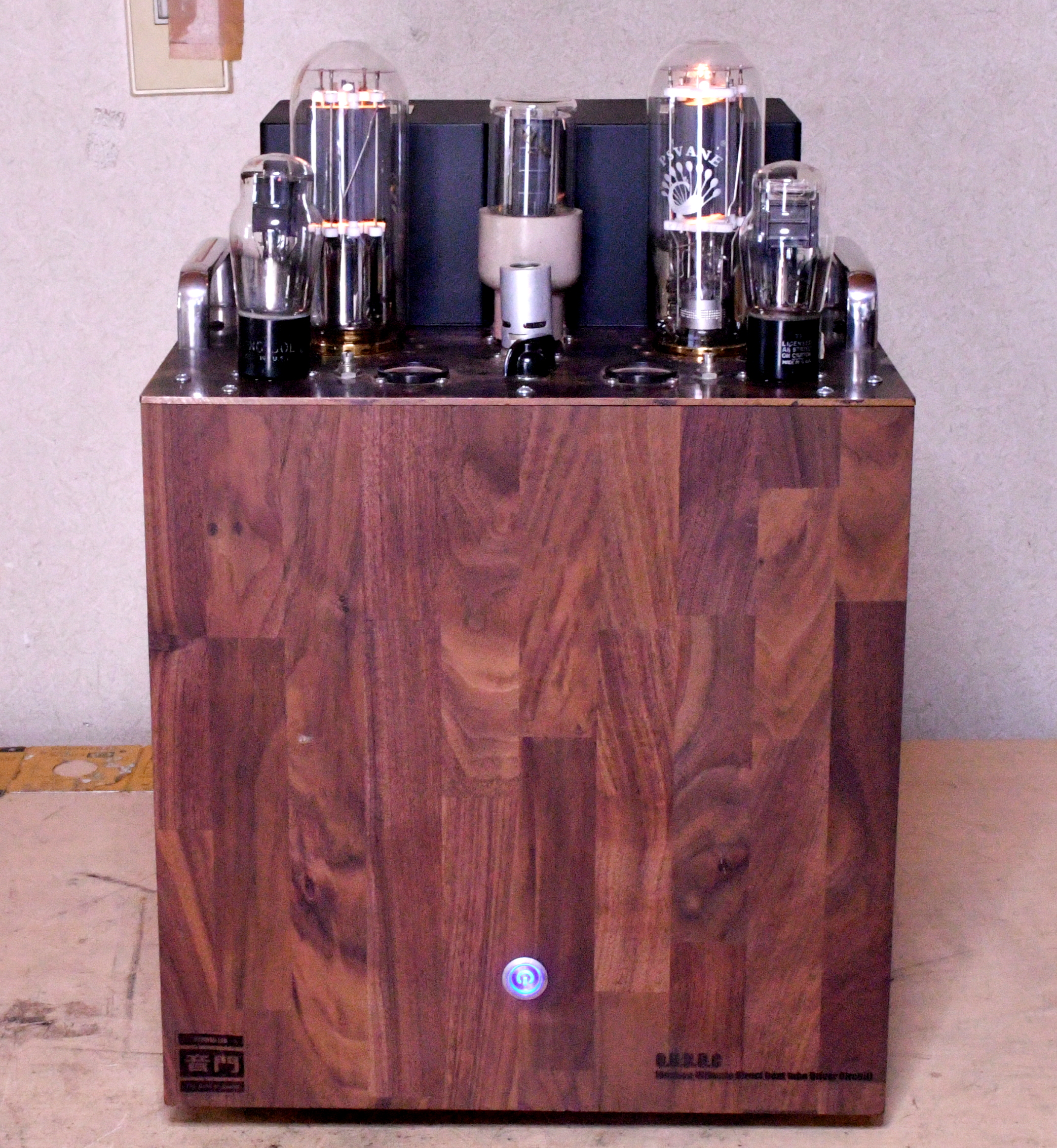 OTOMON LAB 2A3 drive 211  tube amplifier 18W power Zero NFB (O.U.D.D.C)