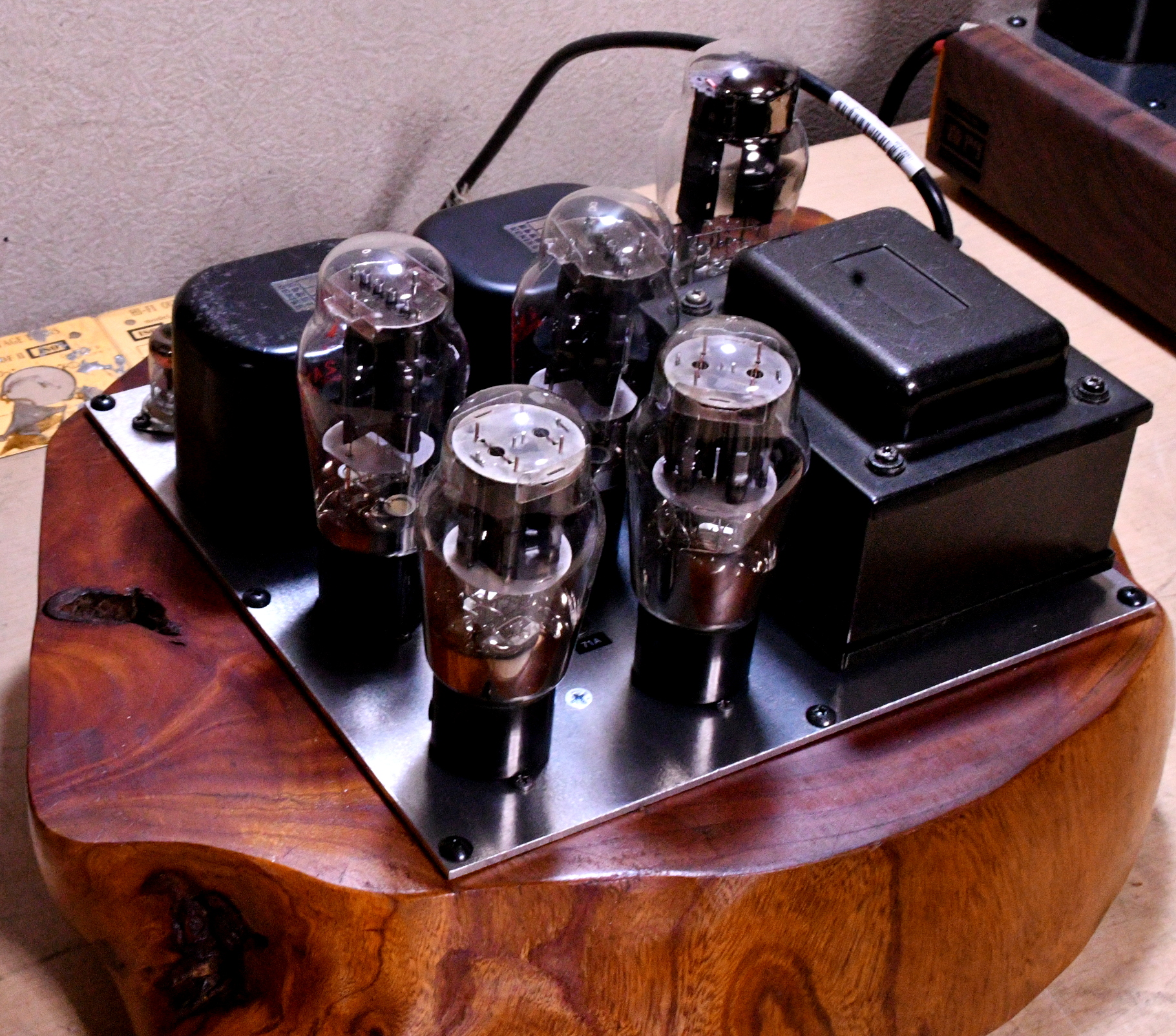 396A drive 71APP tube amp class A stereo can be used as preamp