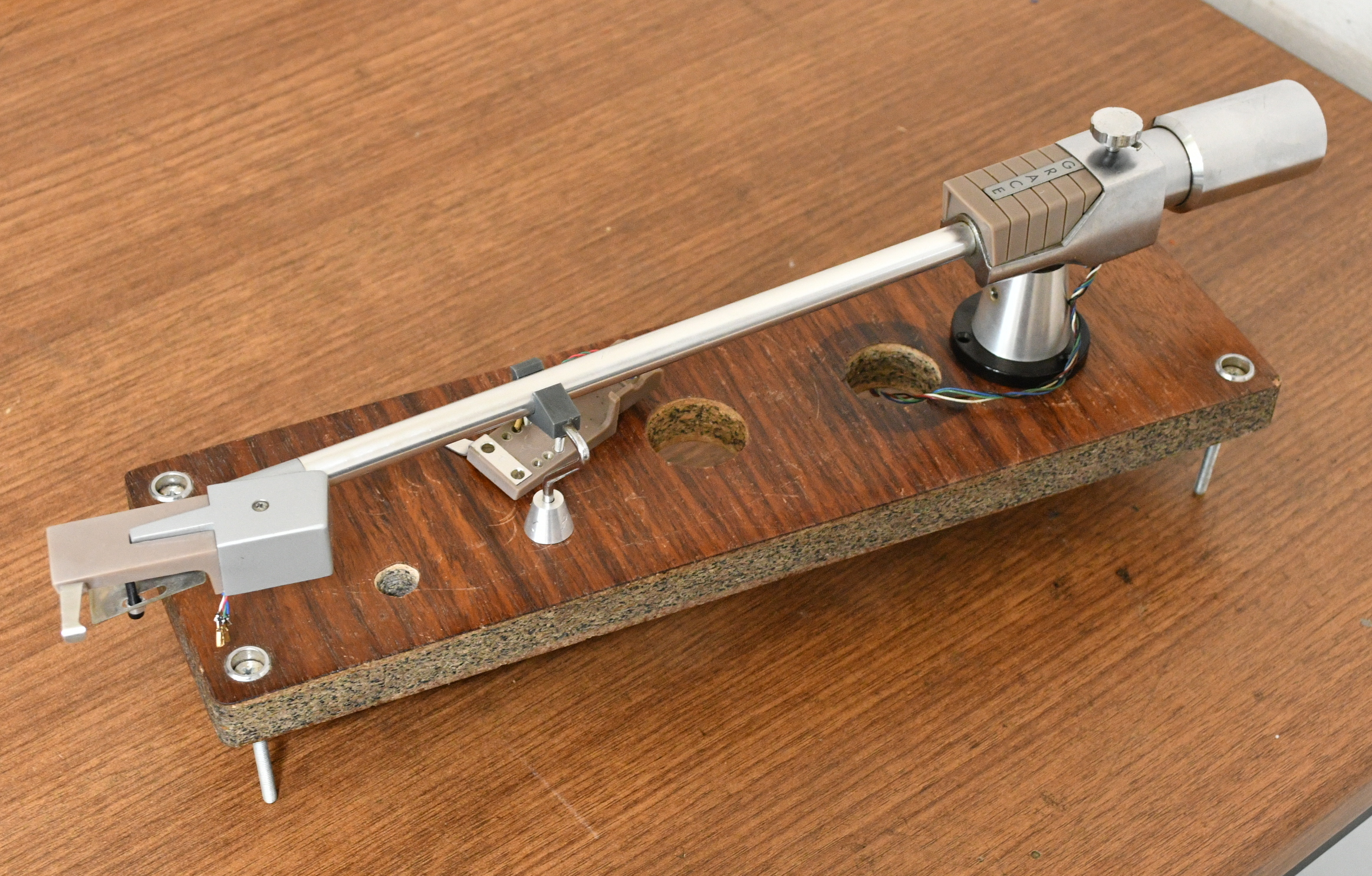 50s year Grace G-360 long tonearm dynamic balance for turntable with headshell * VG working