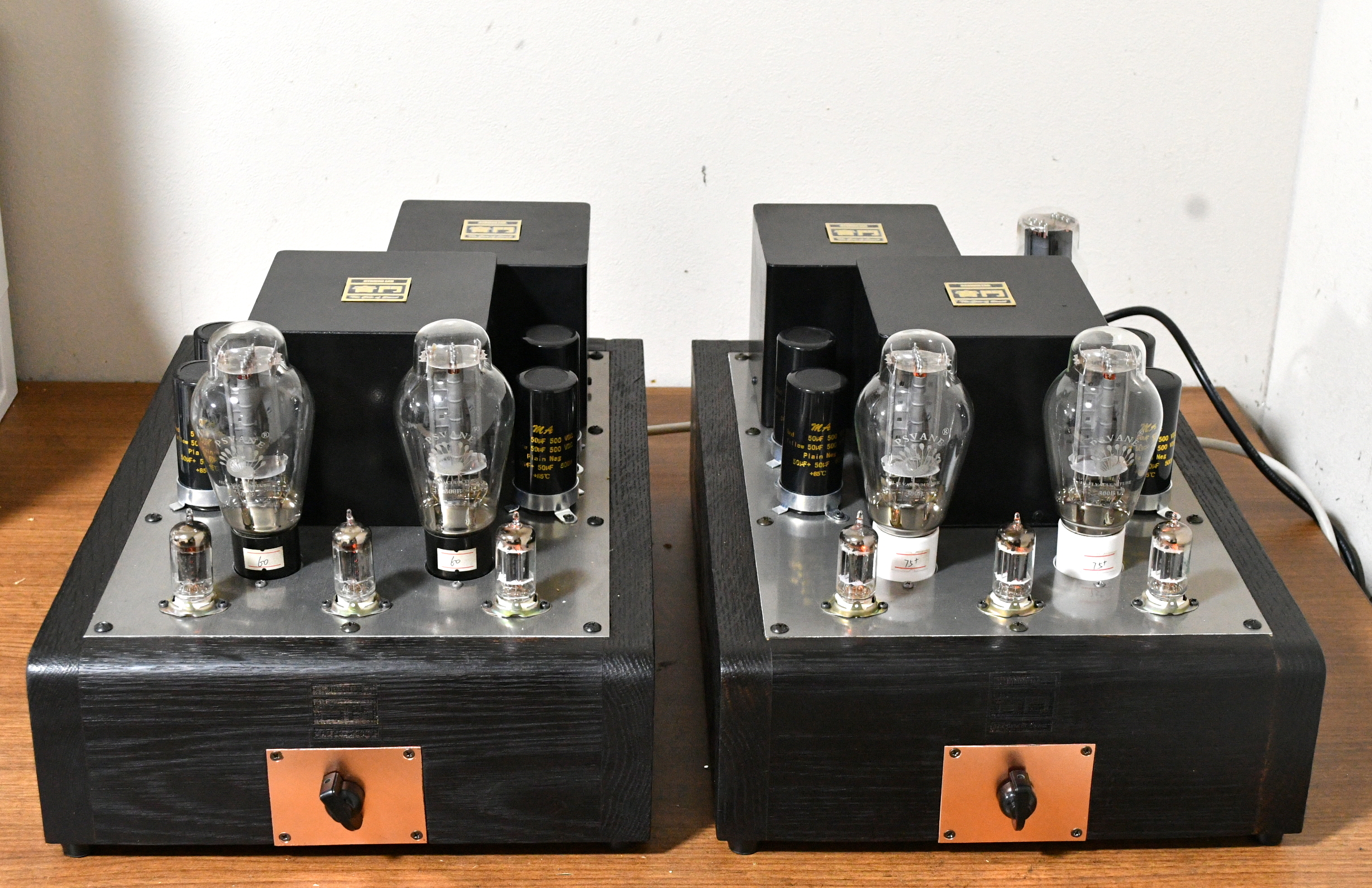 300B PP tube amplifier (Gakuoh replica) max 25W/channel ALL Hirata TANGO transformers, input 100V