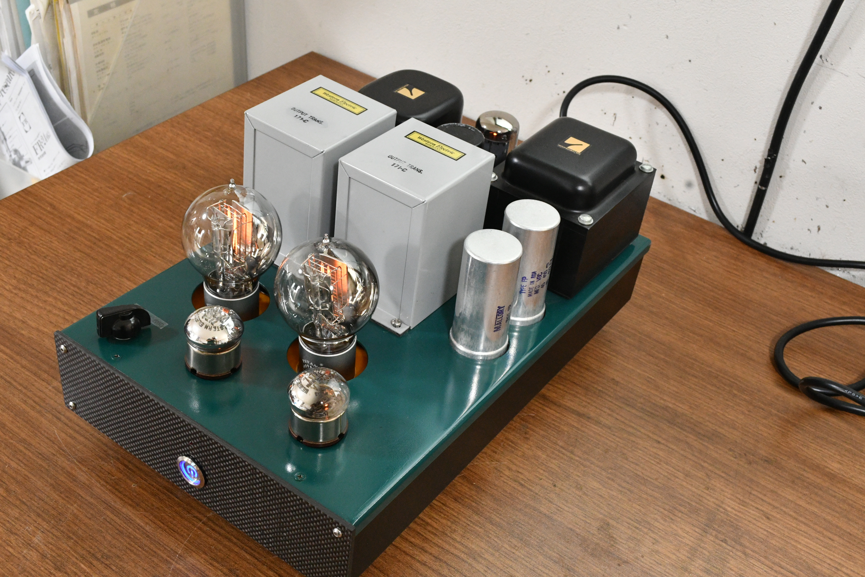 OTOMON LAB 205D/45/VT52 compatible SE tube amplifier miniwatt Zero NFB (.U.D.D.C)