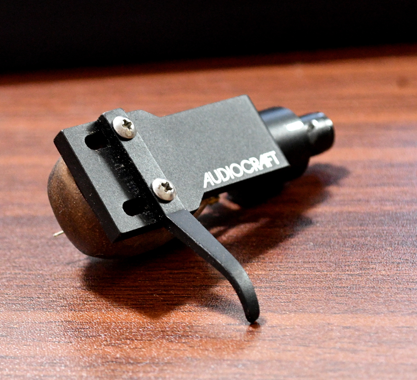 DENON DL-103 MC cartridge with walnut body * Audio craft headshell VG+++