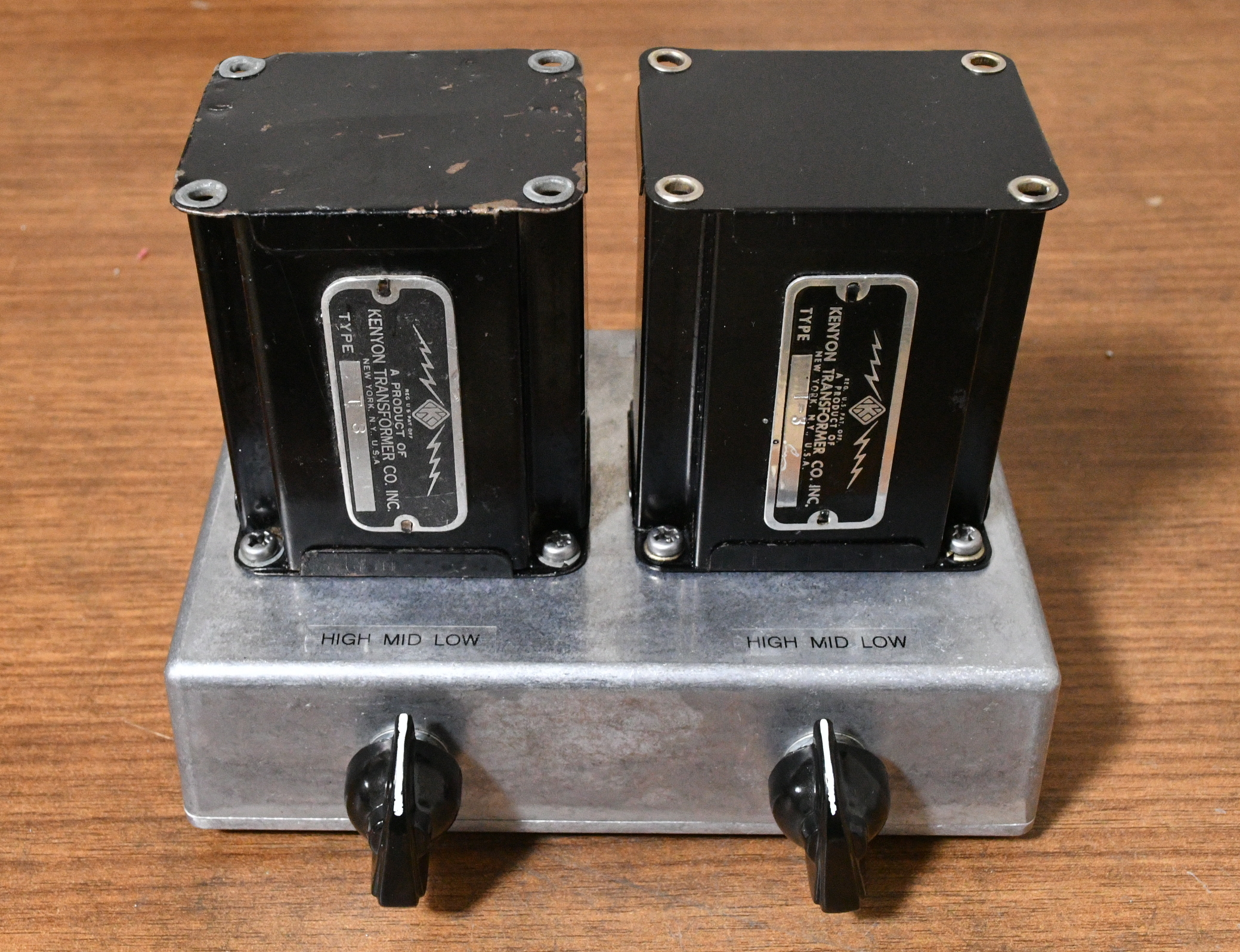 Early KENYON (Western Electric) T-3 input transformer, MC step up transformer with Western Electric wire