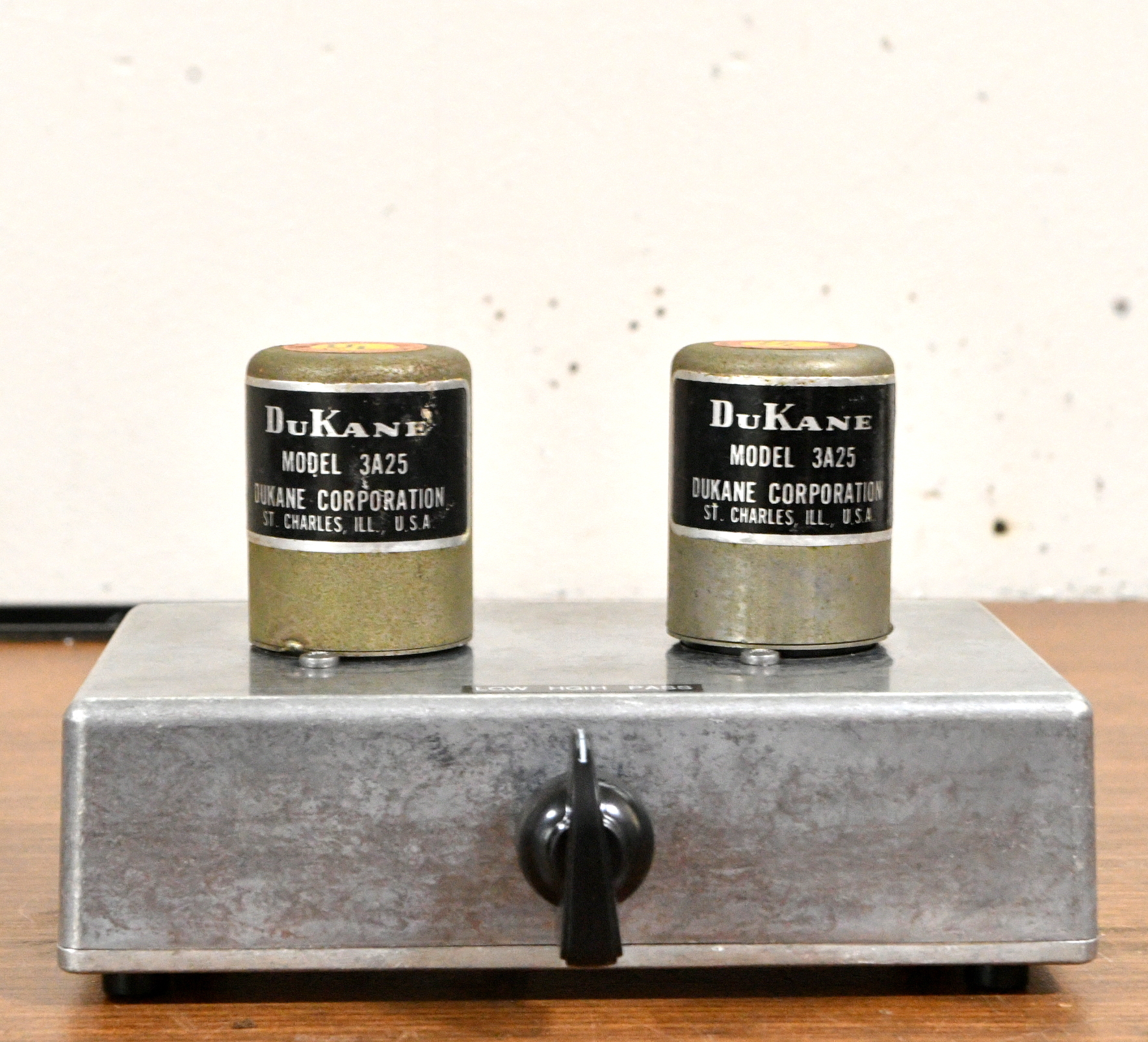 Dukane 3A25 MC stepup transformer * 40s year Western Electric wire stepup ratio is 1:40