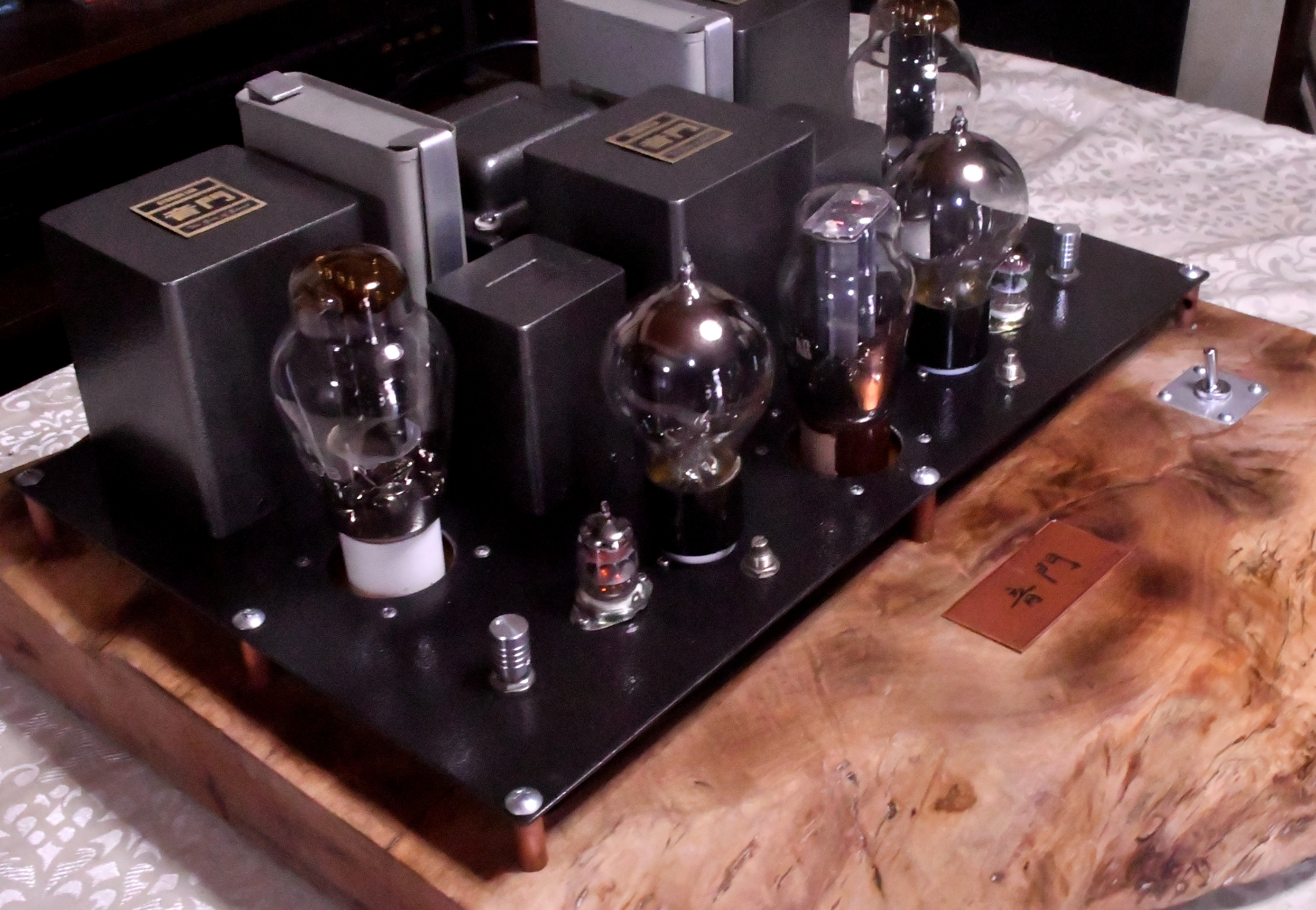 OTOMON LAB 71A/101D drive 300B tube amplifier SE 10W/channel (O.U.D.D.C)