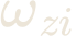 \omega_{zi}